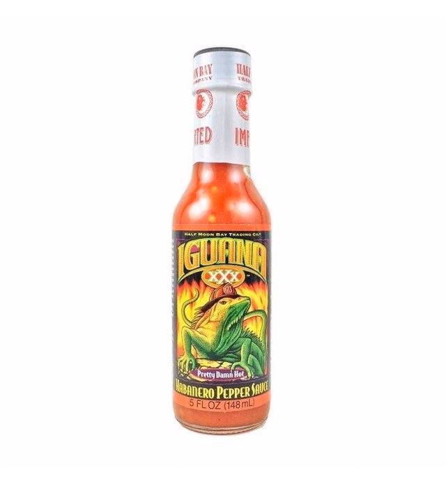 Iguana Hot Sauce, XXX Habanero Pepper, 5 fl oz