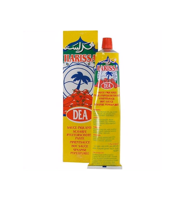 Harissa Condiment in Tube - Spicy 120 Gr (15 PACK)