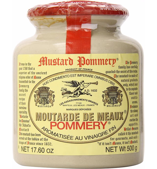 Pommery Meaux Mustard Stone Jar, 17.6-Ounce