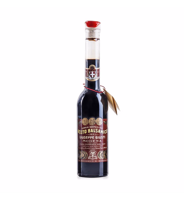 Giuseppe Giusti Riccardo Balsamic Vinegar, Product of Italy - Aged 12 Years - Simfonia Without Pourer, IGP Certified 8.45fl.oz / 250ml