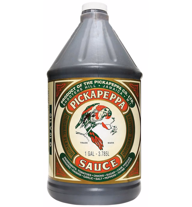 Roland Foods Pickapeppa Sauce, Jamaican Hot Sauce, Specialty Imported Food, 1-Gallon Bottle