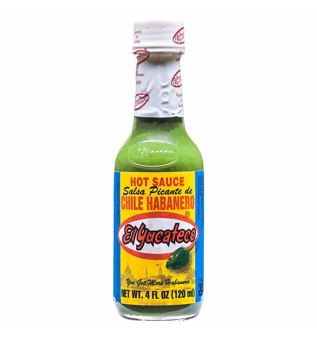 El Yucateco Green Chile Habanero Sauce, 4 oz.