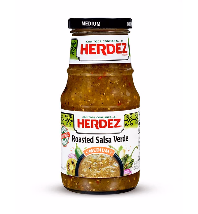 Herdez Roasted Salsa Verde, Medium, 15.7 Ounce