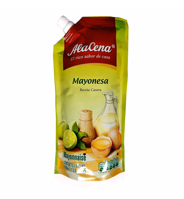 ALACENA Mayonesa (Receta Casera) Doy Pack 500 ml. (14.11 oz.)
