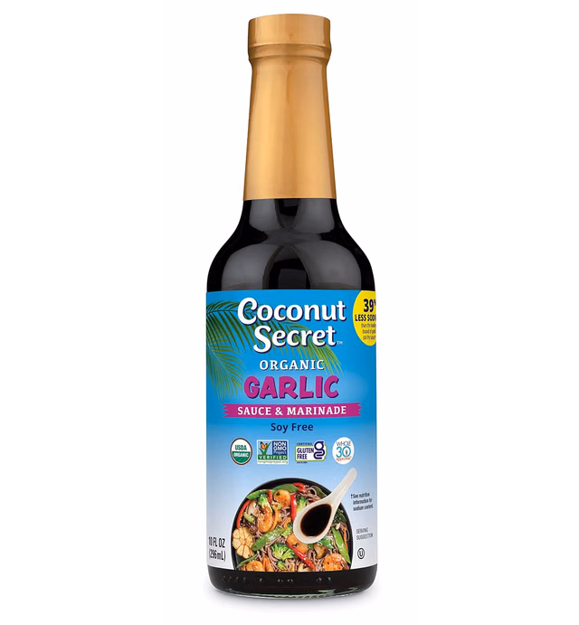 Coconut Secret Coconut Amino Garlic Sauce, 10 fl. oz.