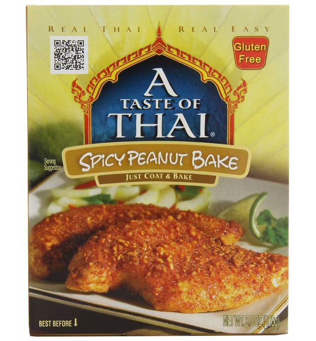A Taste of Thai Spicy Thai Peanut Bakepkets - 3.5 oz - 12 pk