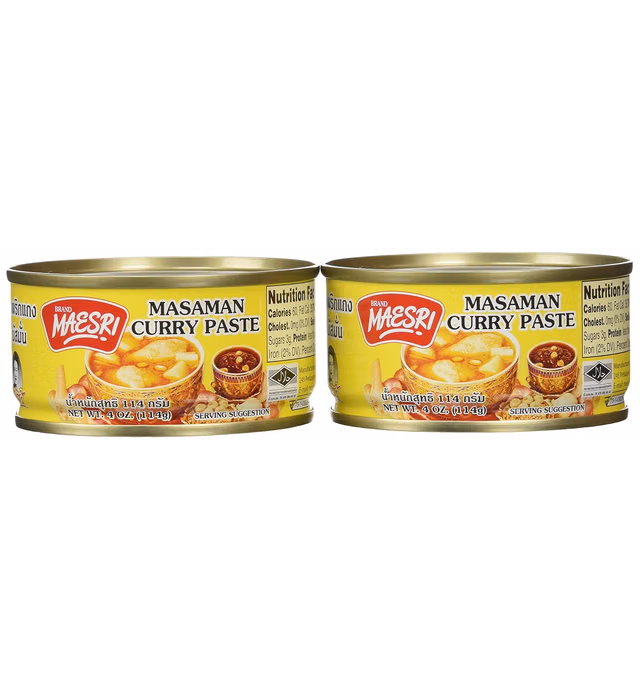 Maesri Thai masaman curry - 4 oz x 2 cans