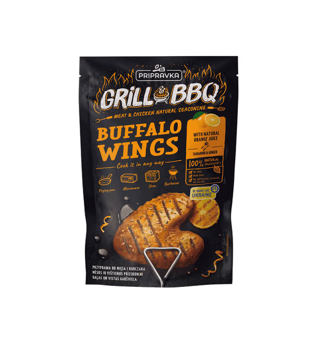 Grill&BBQ Buffalo wings seasonings with orange juce