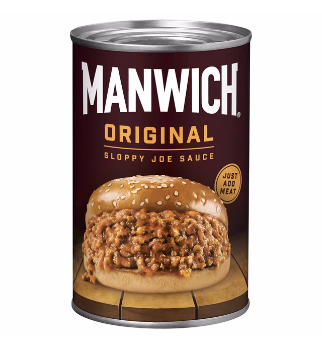 Manwich Original Sloppy Joe Sauce, Canned Sauce, 15 oz