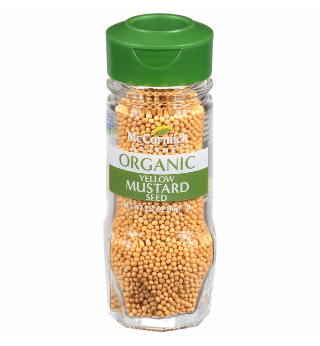 McCormick Gourmet Organic Yellow Mustard Seed, 2.12 oz