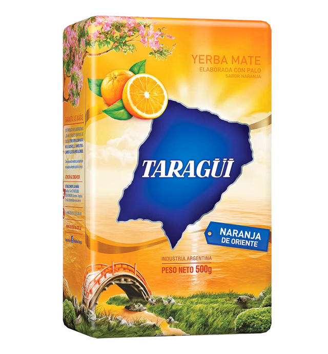 Taragüi Yerba Mate with Stems, 500 gr - 1.1 lbs, Oranges from the East