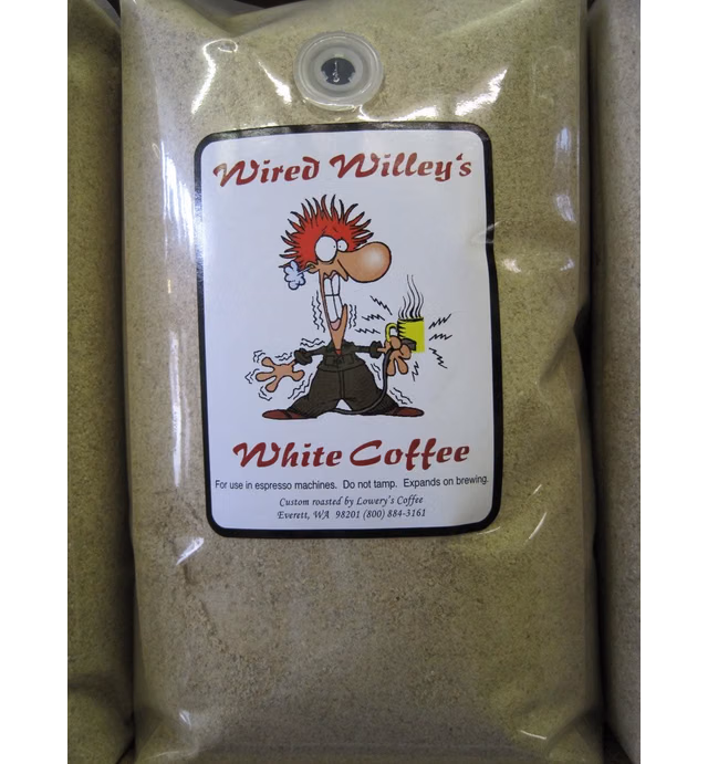 Wired Willey's WHITE Coffee Ground Espresso (4# bag)