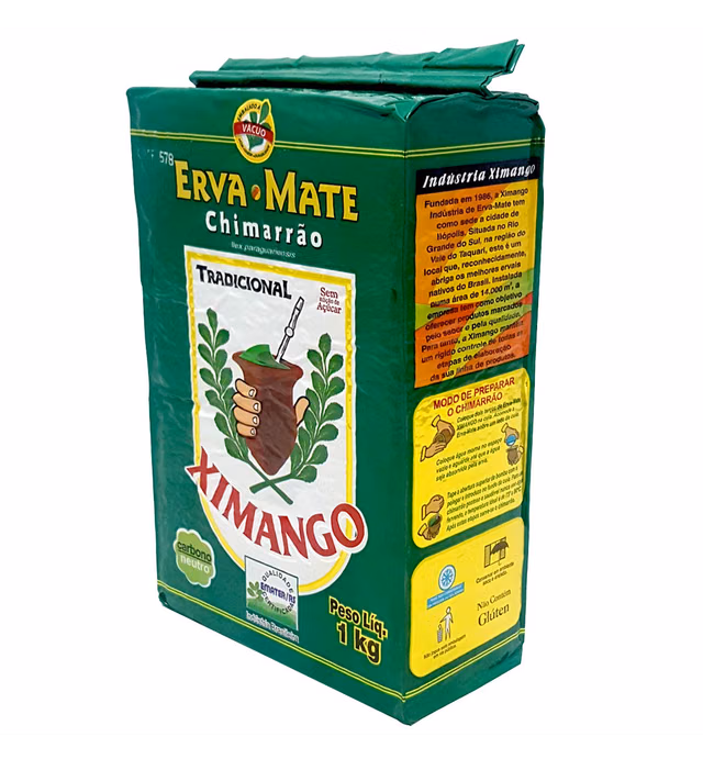 Ximango Yerba Mate - 35.27 Oz - Erva-Mate para Chimarrão Ximango - 1kg…