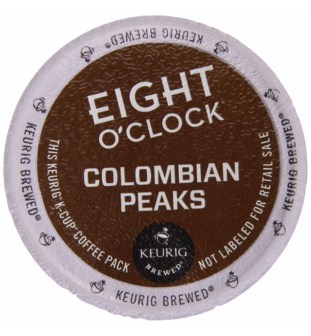 Eight O Clock Coffee, Colombian Peaks, 72 Count