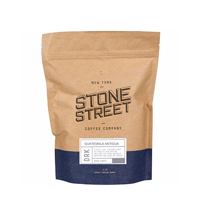 Stone Street Gourmet Guatemala Antigua Coffee, Whole Bean, Dark Roast, Single Origin, 1 LB Bag, Volcanic/High Altitude Soil