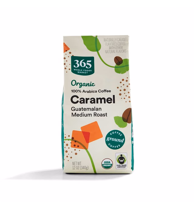 365 by Whole Foods Market, Organic Caramel Ground Coffee, 12 Ounce