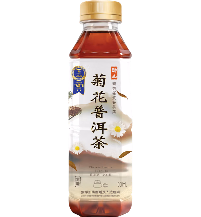 御山菊花普洱茶500ml
