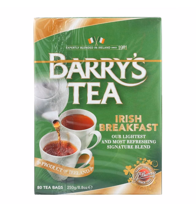 Barrys Tea Irish Breakfast Tea Bags - 80 Count