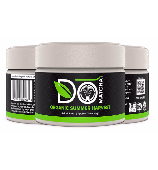 DoMatcha, Organic Summer Harvest Matcha Powder, Authentic Japanese Green Tea, Latte Grade, 2.82 oz