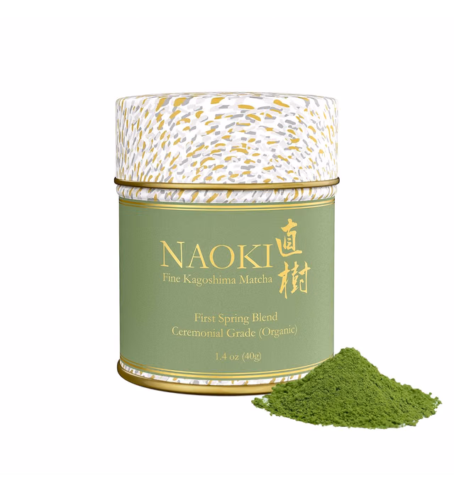 Naoki Matcha Organic Ceremonial First Spring Blend – Authentic Japanese First Harvest Ceremonial Grade Matcha Green Tea Powder from Kagoshima, Japan (40g / 1.4oz)