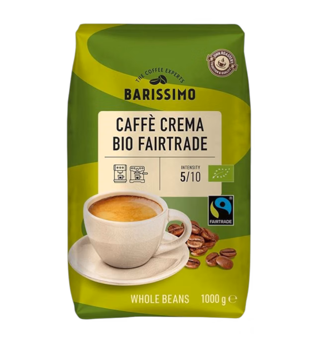 BARISSIMO CAFÈ CREMA BIO FAIRTRADE 1KG
