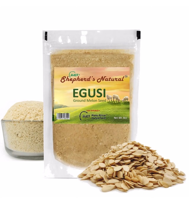 Egusi By Shepherd’s Natural, Ground Melon Seeds,100% All Natural 227 grams / 8oz