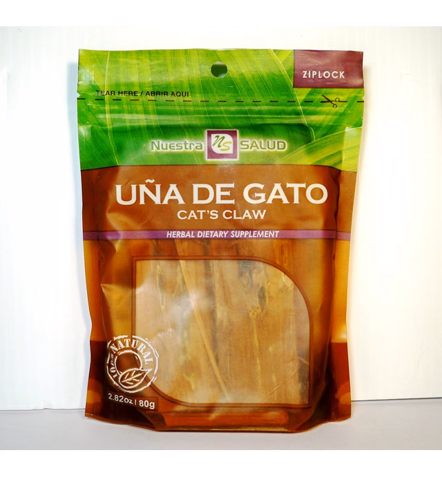 Cats Claw Bark Tea - 3 Pack Herbal Tea - Zip-Lock (80g) 2.82oz - 100% Natural UNA de Gato Corteza