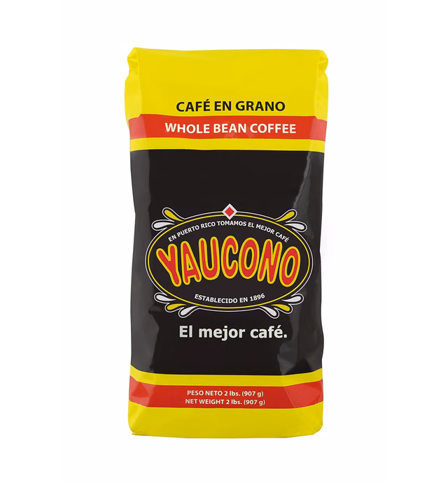 Yaucono Whole Bean Coffee in Bag, 2 Pound (Pack of 1)