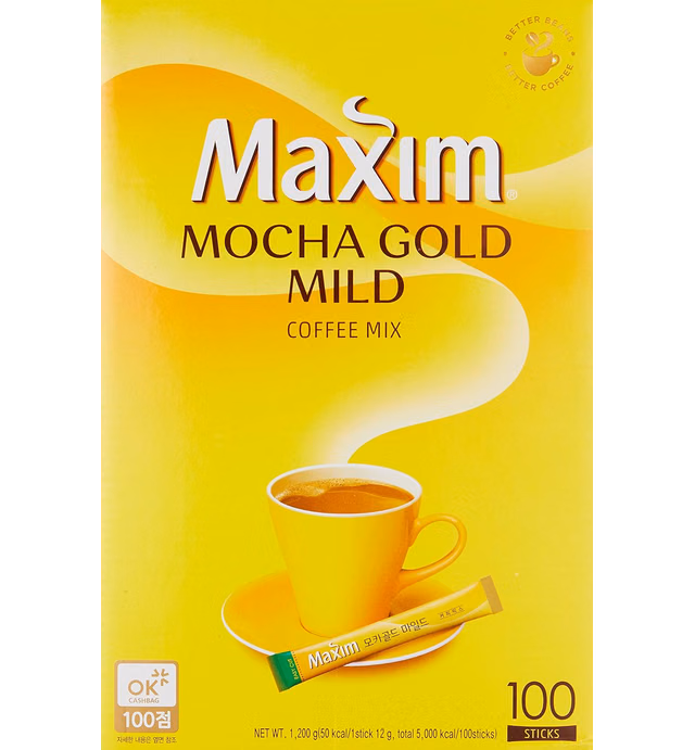 Maxim Mocha Gold Mild Coffee Mix - 100pks