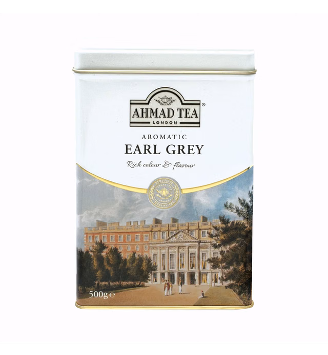 Ahmad Tea Earl Grey Aromatic Loose Tea, Ceylon Caddy, 17.6 Oz