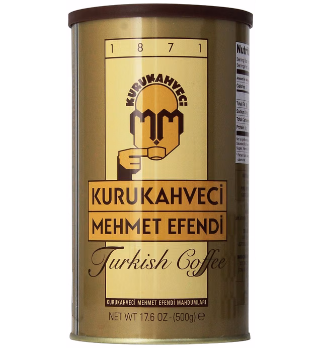 Kurukahveci Mehmet Efendi Turkish Coffee, 17.6 Ounce (Pack of 1)
