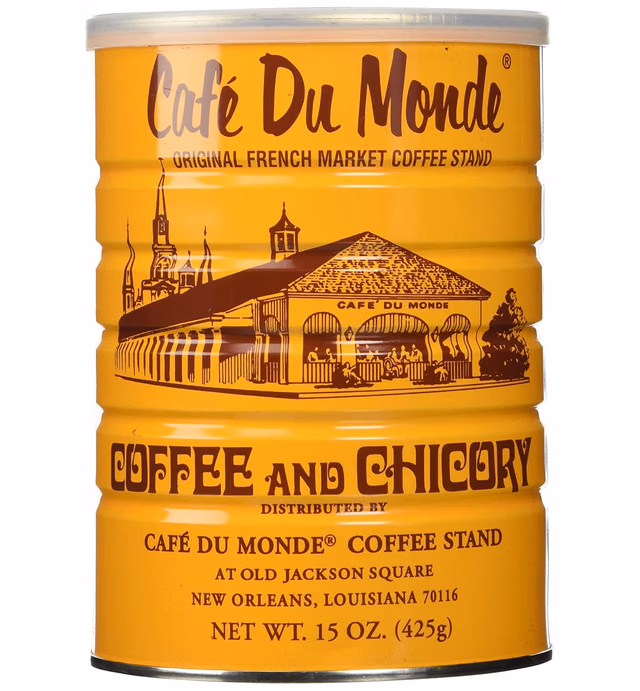 Half a Dozen Cans (6 Cans) of Coffee Du Monde - 15 oz. cans