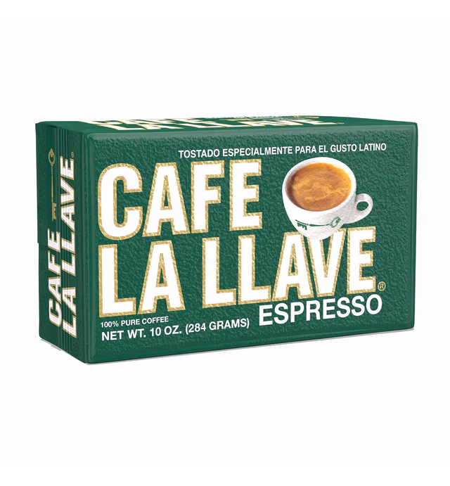 Cafe La Llave Espresso Dark Roast Coffee, 10 Ounce