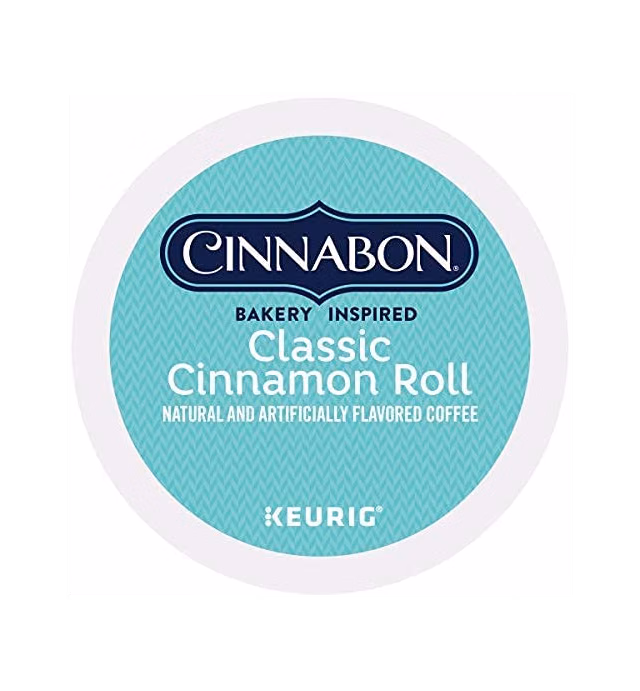 Cinnabon Classic Cinnamon Roll Keurig Single-Serve K-Cup Pods, Light Roast Coffee, 48 Count