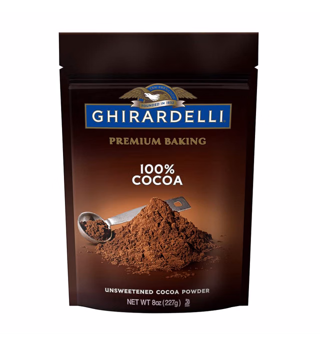 Ghirardelli Cocoa, Unsweetened, 8 oz