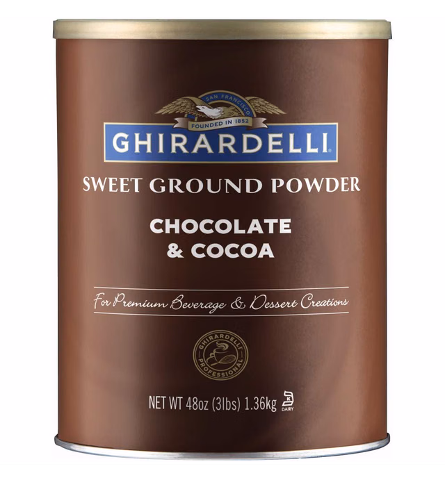 Ghirardelli Sweet Ground Chocolate and Cocoa | 3 lb. | Baking & Desserts