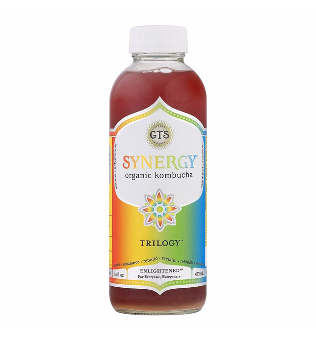 GTs Living Foods Organic Trilogy Enlightened Kombucha, 16 FZ
