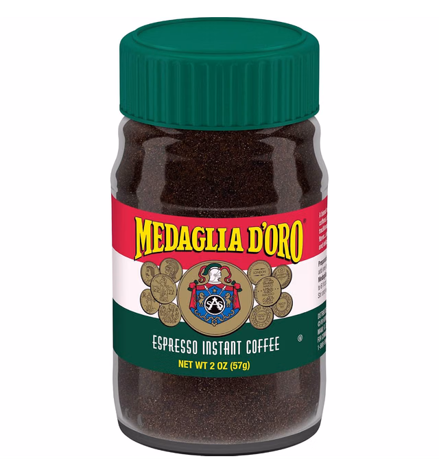 Medaglia D'Oro Espresso Style Instant Coffee, 2 Ounces (Pack of 12)