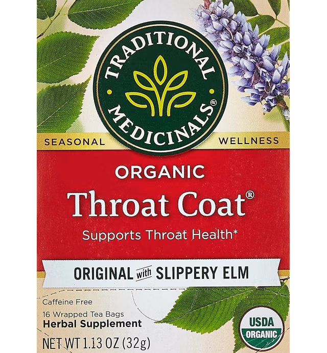 Traditional Medicinals Organic Throat Coat Tea, 16 ct