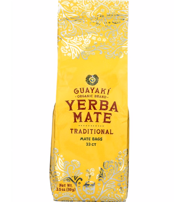 Guayaki, Mate Traditional Bag Organic, 33 Count