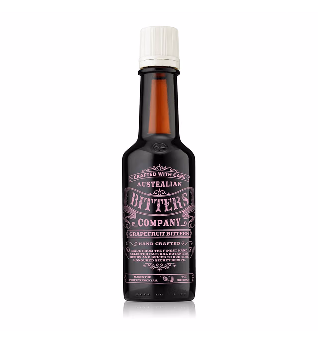 Australian Bitters Company Grapefruit Bitters 125ML [4oz] Bottle, Aromatic Citrus Flavored Cocktail Mixer, Quality Bartending Ingredient, 1 Bottle