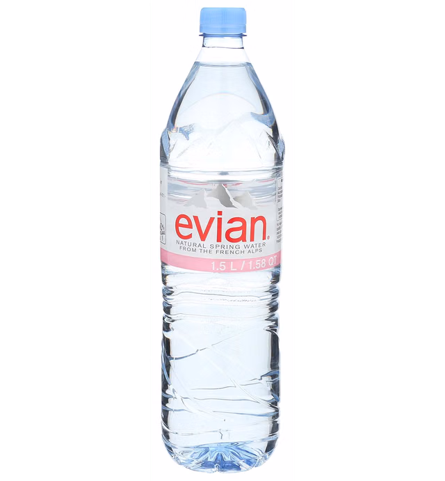 Evian Spring Water, 50.7 Fluid Ounce