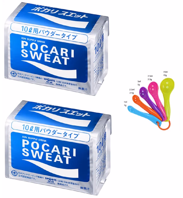 Otsuka Pharmaceutical Pocari Sweat Powder for 10l x 2 pack ( 5.29gallon) - Includes Original Measuring spoon