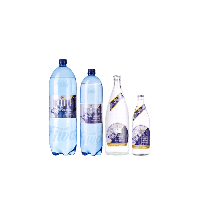 Tiva Harghita natural mineral water - carbonated