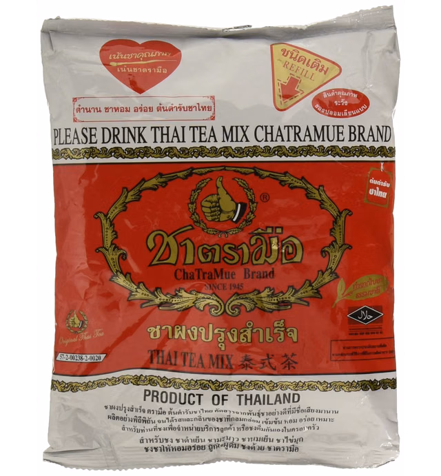 Number-One ChaTraMue Original Thai Iced Tea Mix 400g Bag, Pack of 1