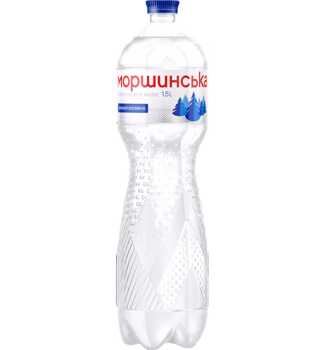Mineral natural water "MORSHYNSKA" highly carbonated