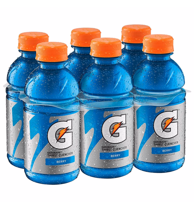 Gatorade Berry Thirst Quencher, 12 Fl Oz Bottles, 6 Pack