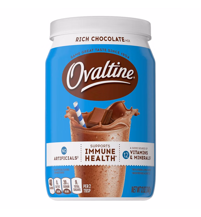 Ovaltine Rich Chocolate - 12 oz (Pack of 6)