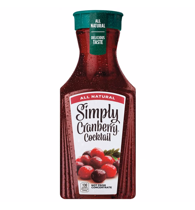 Simply Cranberry Cocktail, 52 Fl Oz Bottle