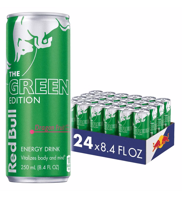 Red Bull Energy Drink, Dragon Fruit, 8.4 Fl Oz (Pack of 24)